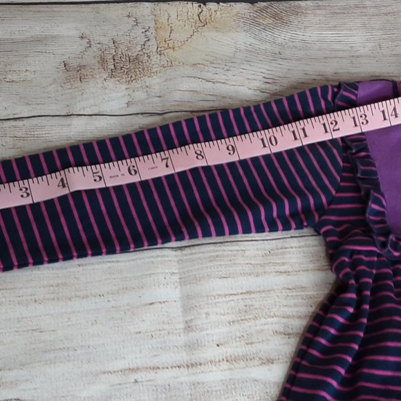 'SWEETDIL' RUFFLE TRIM EMBROIDERED STITCHING LONG SLEEVE COZY TODDLER DRESS/TOP - Picture 14 of 15